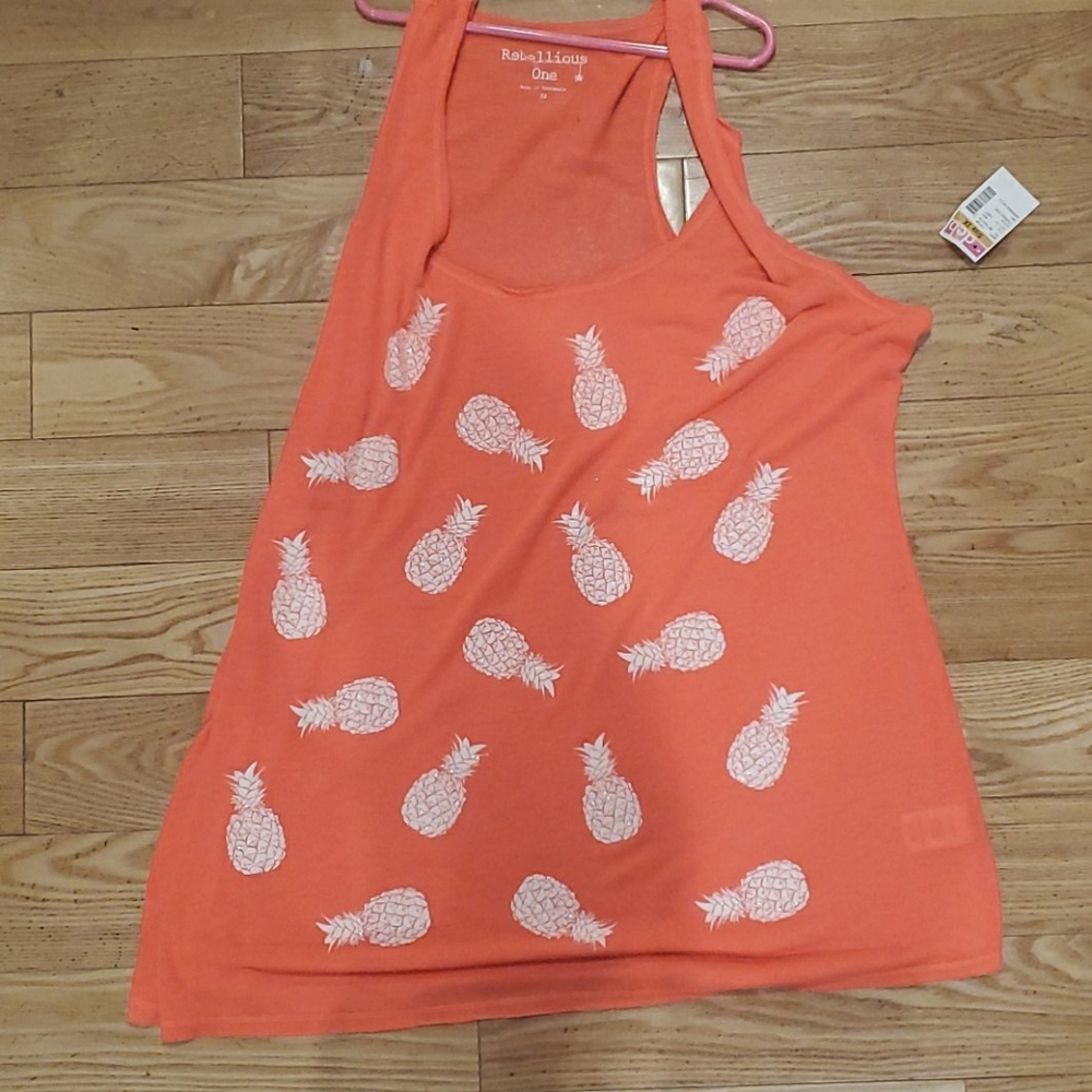 Coral Pineapple Tank (Size 22-24)